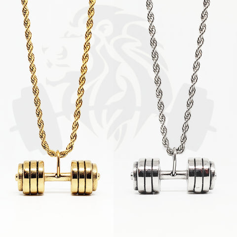 Dumbell Pendant with Chain