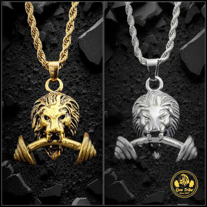 Lion Tribe Custom Logo Pendant with Chain