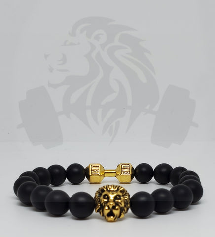 Lion Tribe Bracelet- Black/Gold