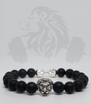 Lion Tribe Bracelet- Black/Silver