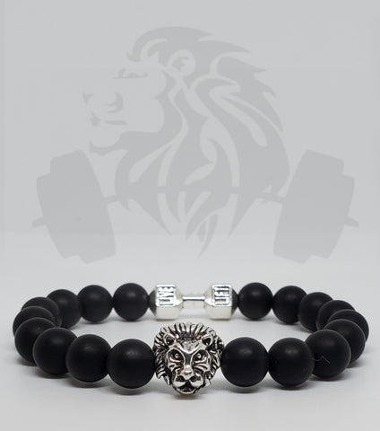 Lion Tribe Bracelet- Black/Silver