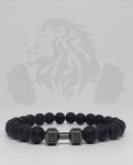 Lift to Live/Lift to Live Bracelet-Gun Metal Black/Black